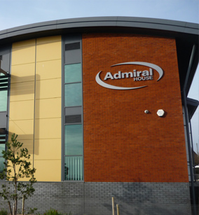 Large exterior signage